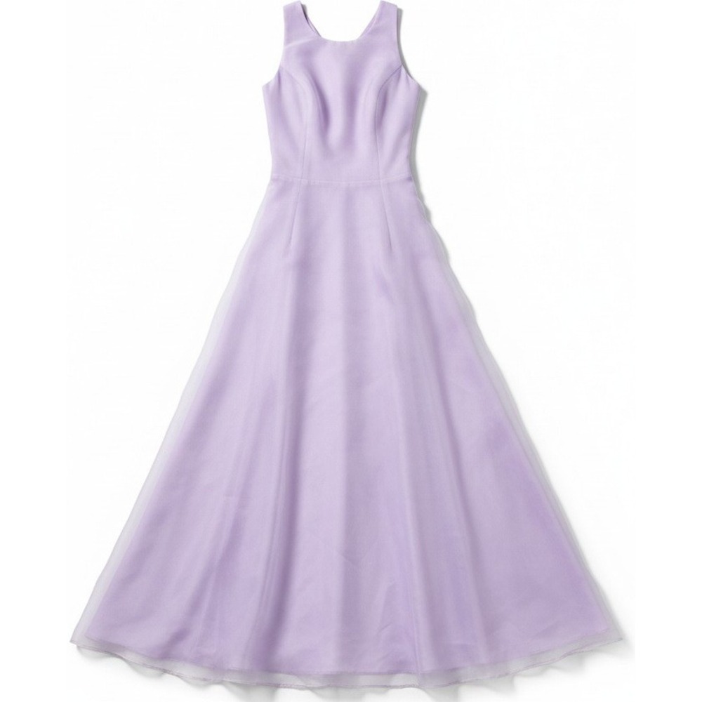 Women's Size 5/6 Lavender Long Formal Dress Bridesmaid Prom Gown Sleeveless
